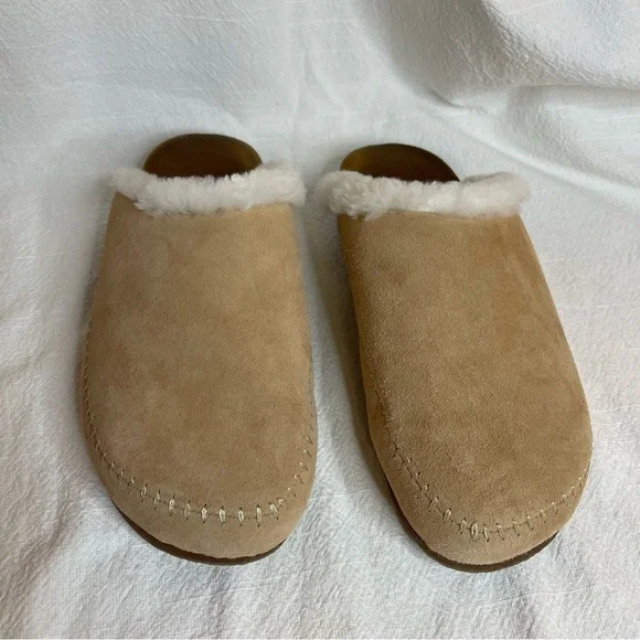 Jenni Kayne Shearling Lined Moc Clog 8 - Picture 2 of 9